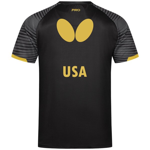 Butterfly USA Team 25 Shirt - Black - Back